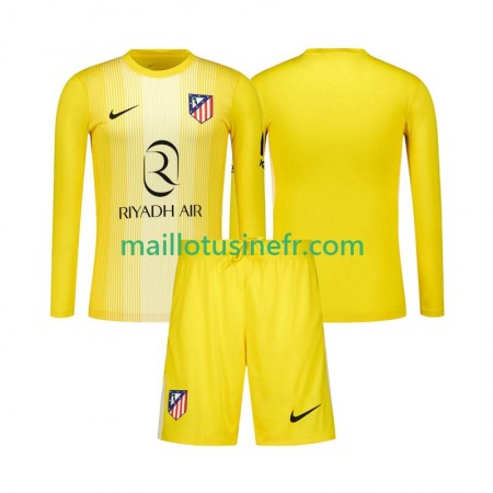 Maillot de Foot Atlético Madrid Gardien Domicile 2025-26 Manches Longues - Enfant Maillot de Foot Atlético Madrid Gardien Domicile 2025-26 Manches Longues - Enfant